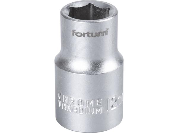 FORTUM 4700412 - hlavice nástrčná 1/2", 12mm, L 38mm