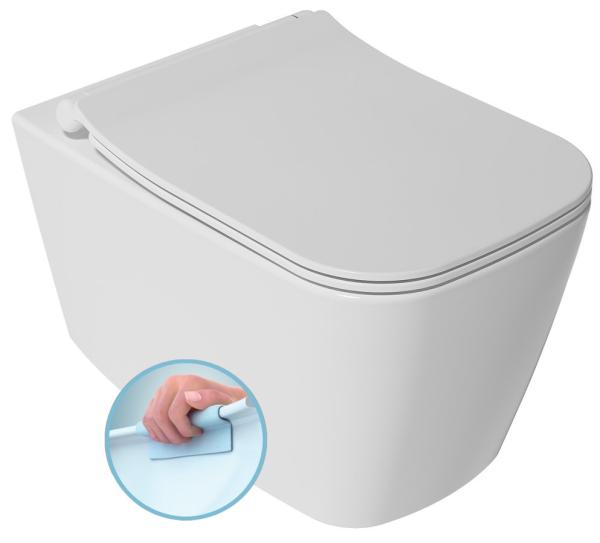 VEA závěsná WC mísa Rimless, 34,5x52cm, bílá  10VA02001