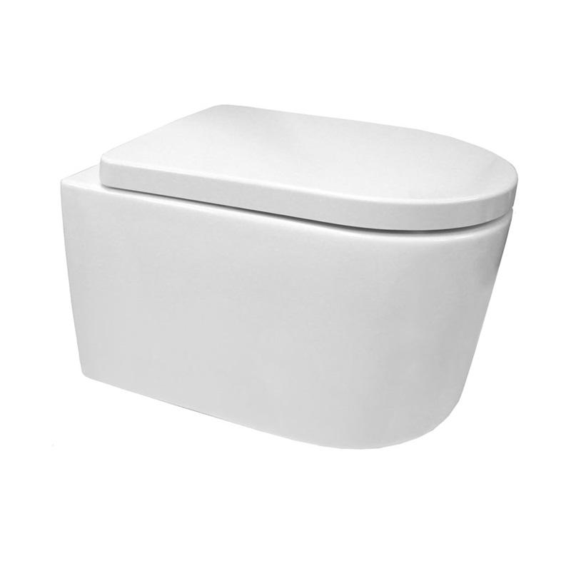 MEREO VSD84S2 WC závěsné kapotované, RIMLESS, 495x360x370, keramické, vč. sedátka CSS115S