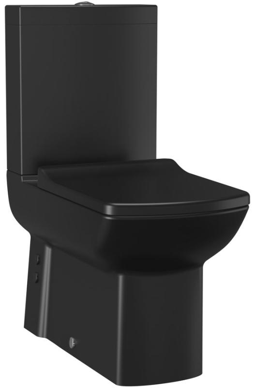 LARA WC kombi, spodní/zadní odpad, černá mat (LR360)