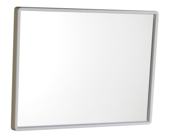 Zrcadlo 40x30cm, plastový bílý rám (22436)