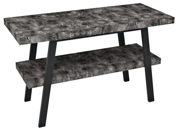 TWIGA umyvadlový stolek 120x72x50 cm, černá mat/štípaný kámen (VC453-120-9)