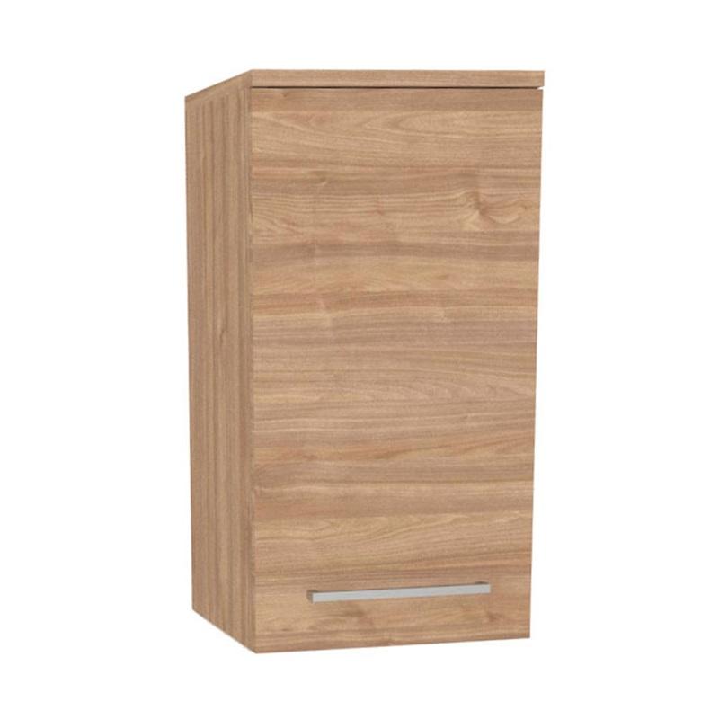 Bino koupelnová skříňka horní 63 cm, levá, Multidecor, Light Select Walnut