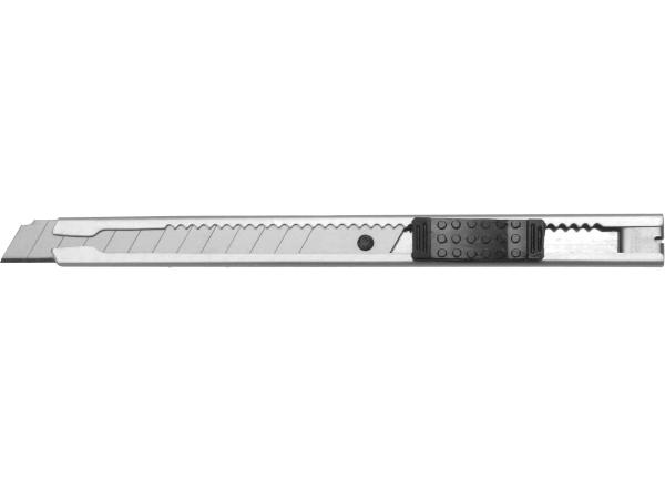EXTOL CRAFT 80043 - nůž ulamovací celokovový nerez, 9mm, Auto-lock