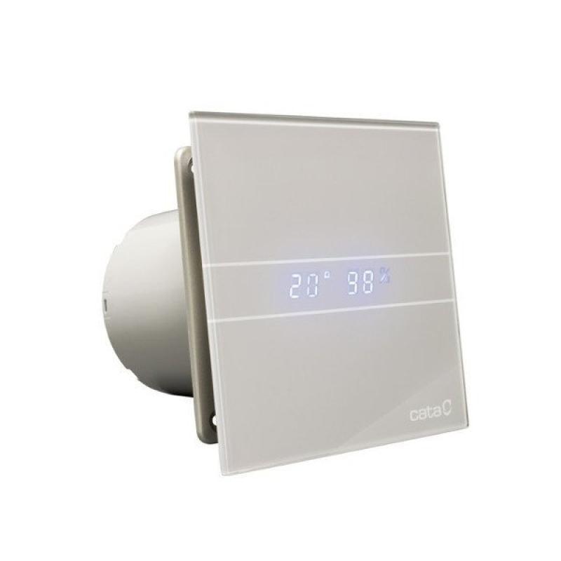 E-100 GSTH koupelnový ventilátor axiální s automatem,4W/8W,potrubí 100mm,stříbr