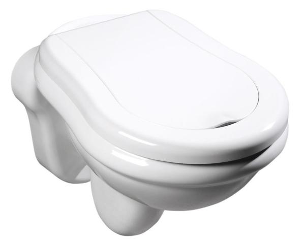 RETRO závěsná WC mísa, 38x52cm, bílá (101501)
