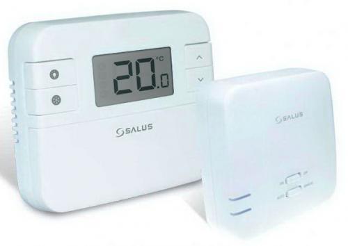 SALUS RT310RF - Bezdrátový digitální termostat s přijímačem ke kotli, napájení 2xAA bat