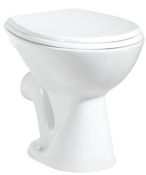 WC mísa stojící, 36x47cm, zadní odpad, bílá (TP330)