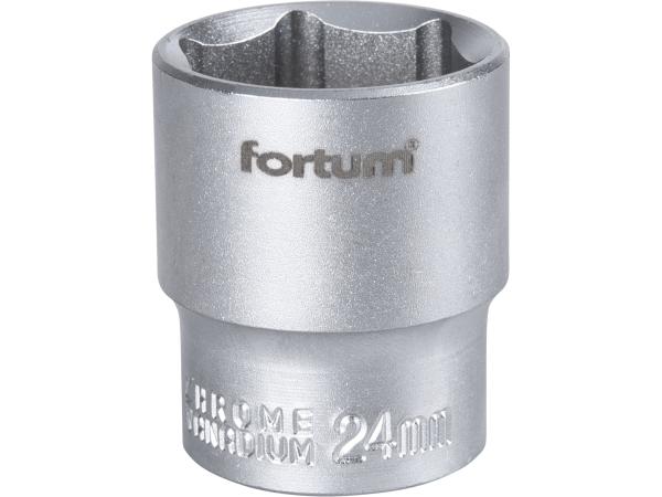 FORTUM 4700424 - hlavice nástrčná 1/2", 24mm, L 38mm