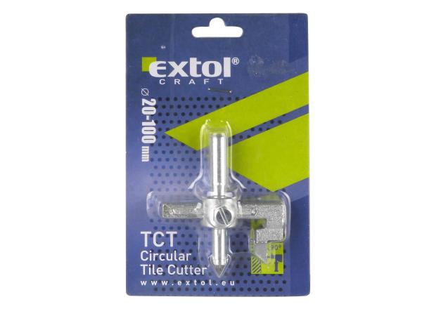 EXTOL CRAFT 103900 - řezač otvorů do kachliček, O 20-90mm
