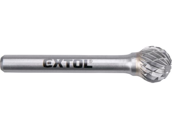 EXTOL INDUSTRIAL 8703735 - fréza karbidová, kulová, pr.12mm/stopka 6mm,sek střední (double