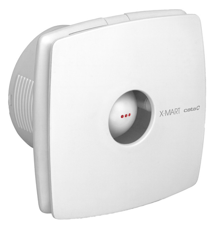 X-MART 10 koupelnový ventilátor axiální, 15W, potrubí 100mm, bílá