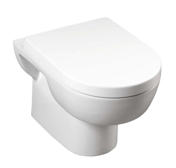 MODIS závěsná WC mísa, 36x52 cm, bílá (MD001)