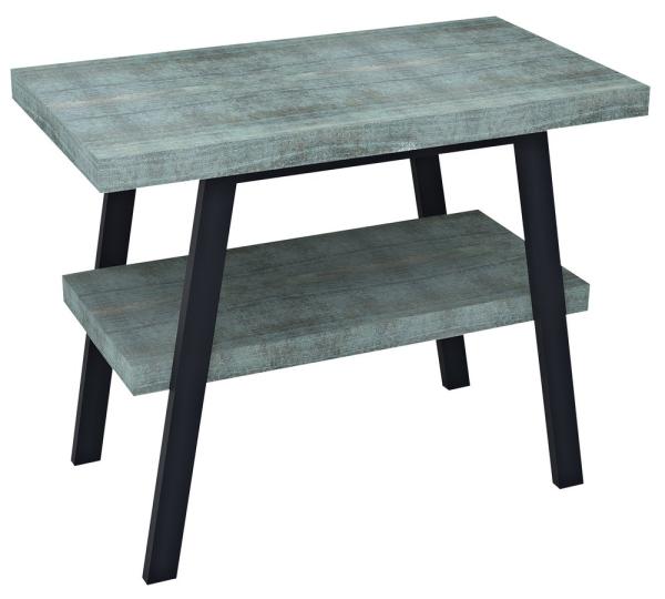 TWIGA umyvadlový stolek 100x72x50 cm, černá mat/aquamarine (VC442-100-6)