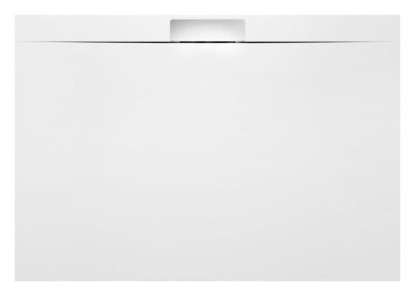 KAZUKO sprchová vanička z litého mramoru, obdélník, 130x90cm, bílá