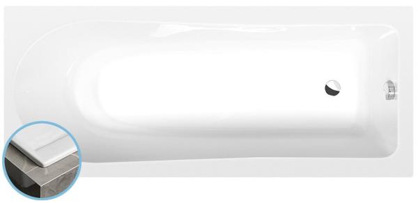 LISA SLIM obdélníková vana 150x70x47cm, bílá (85111S)