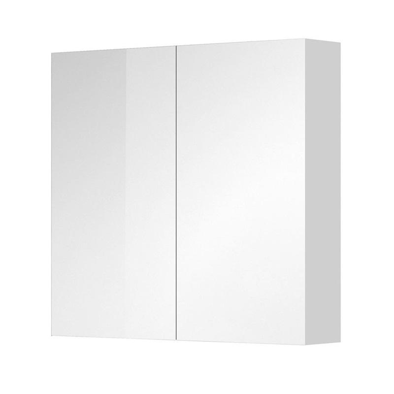 MEREO MP5097 Koupelnová galerka 60 cm nebo 80 cm, zrcadlová skříňka, 2x dveře, bílá