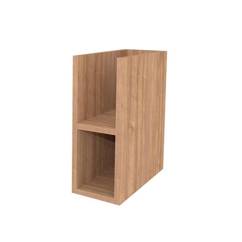 Aira, koupelnová skříňka 20 cm, spodní, Multidecor, Light Select Walnut