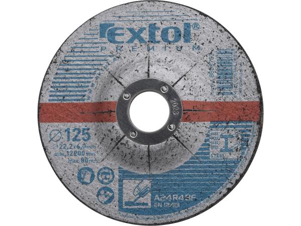 EXTOL PREMIUM 8808702 - kotouč brusný na ocel, O 125x6,0x22,2mm