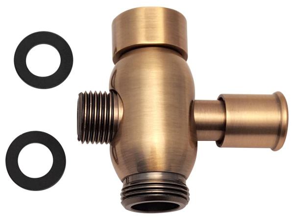 Přepínač sprchového sloupu F3/4"-M1/2"xM3/4", bronz (ANTEA, VANITY) (CRO36)