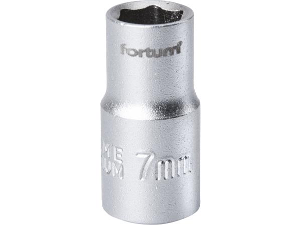 FORTUM 4701407 - hlavice nástrčná 1/4", 7mm, L 25mm