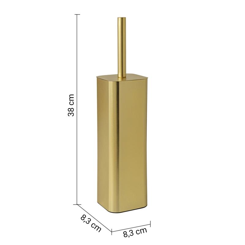 JACK WC štětka na postavení, zlato mat