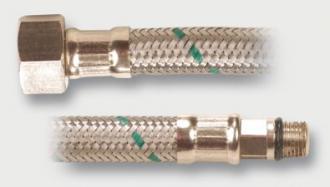 H-Line Tlaková flexi hadička INOX M10x3/8" ,l- 60cm