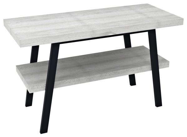 TWIGA umyvadlový stolek 130x72x50 cm, černá mat/dub starobílý (VC453-130-5)