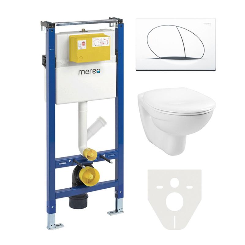 MEREO MM02SET WC komplet pro sádrokarton s příslušenstvím