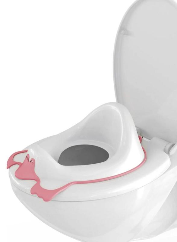 DUCK dětské WC sedátko, růžová