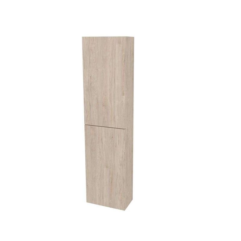 Aira, koupelnová skříňka 170 cm vysoká, levé otevírání, Multidecor, Light Rock Hickory