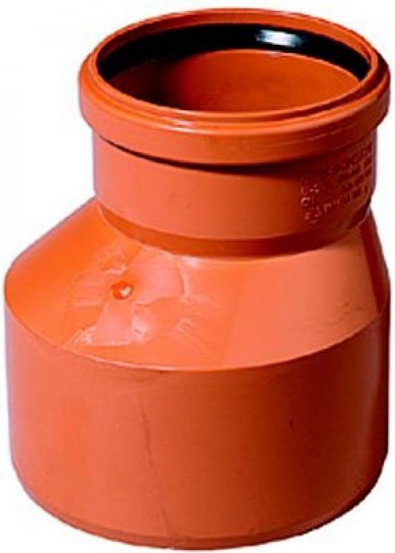 OSMA Tvarovka KG redukce -KGR plastová odpadní DN 125/100-venkovní oranžová