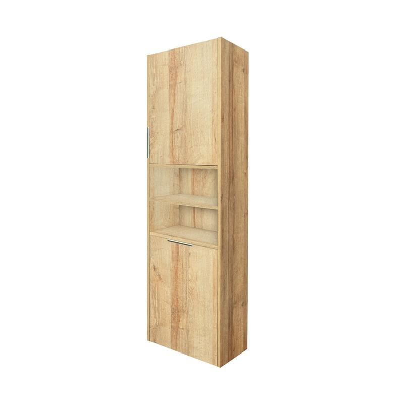 Vigo, koupelnová skříňka vysoká s košem, 170 cm