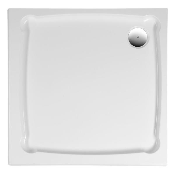 DIONA sprchová vanička z litého mramoru, čtverec 90x90x7,5cm (GD009)