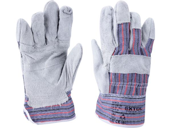 EXTOL PREMIUM 9965 - rukavice kožené s vyztuženou dlaní, velikost 10"-10,5"