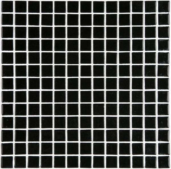 Ezarri LISA plato skleněné mozaiky black 2,5x2,5cm (2530-D)