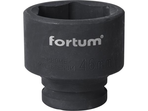 FORTUM 4703046 - hlavice nástrčná rázová 3/4", 46mm, L 62mm
