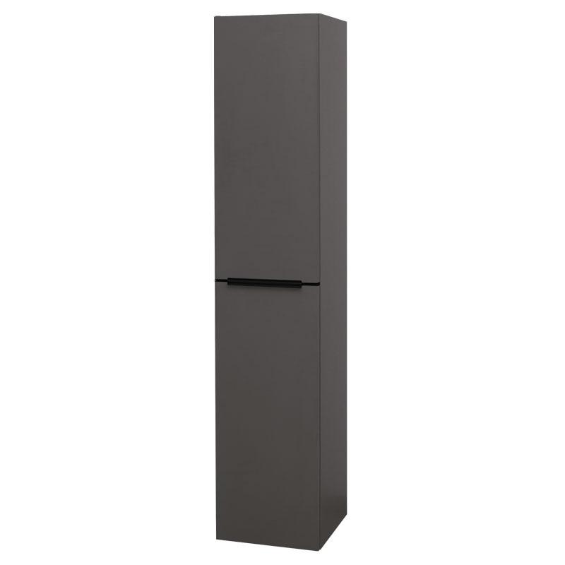 Mailo, koupelnová skříňka vysoká 170 cm, černé madlo