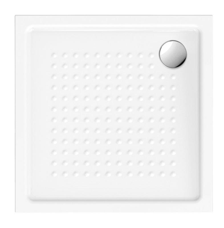 Keramická sprchová vanička, čtverec 90x90x4,5 cm (439411)