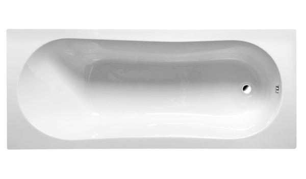 JIZERA vana 170x70x39cm, bez nožiček, bílá (G1770)