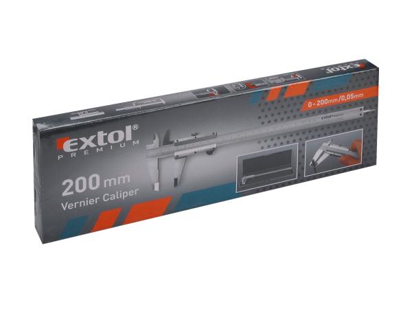 EXTOL PREMIUM 3422 - měřítko posuvné kovové, 0-200mm
