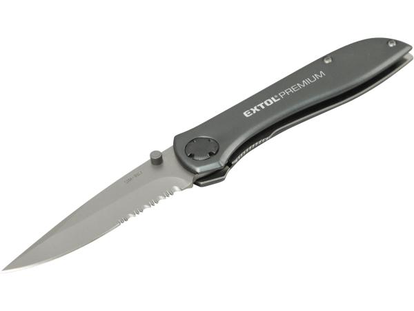 EXTOL PREMIUM 8855120 - nůž zavírací, nerez, 205/115mm