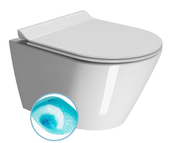 KUBE X závěsná WC mísa, Swirlflush, 50x36 cm, bílá ExtraGlaze (941611)