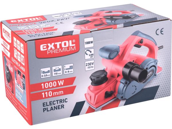 EXTOL PREMIUM 8893405 - hoblík elektrický, 110mm, 1000W