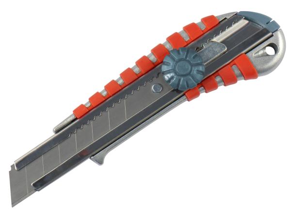 EXTOL PREMIUM 8855014 - nůž ulamovací kovový s kovovou výztuhou a kolečkem, 18mm