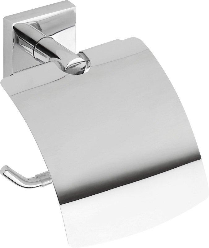 X-SQUARE držák toaletního papíru s krytem, chrom