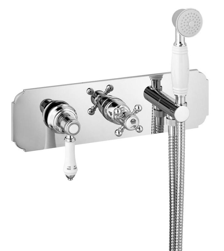 VIENNA podomítková sprchová baterie s ruční sprchou, 3 výstupy, chrom (VO143)