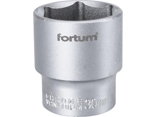 FORTUM 4700430 - hlavice nástrčná 1/2", 30mm, L 44mm