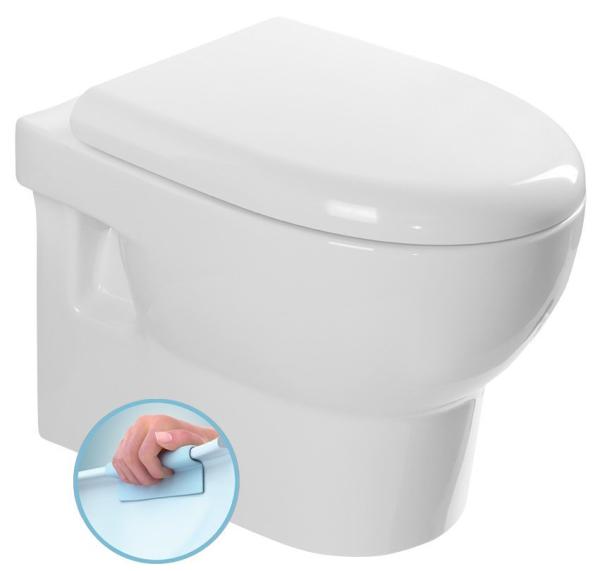 ABSOLUTE závěsná WC mísa, Rimless, 35x50 cm, bílá (10AB02002)