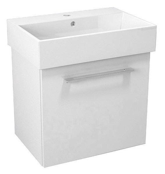 NATY umyvadlová skříňka 56,5x50x40cm, bílá (NA060-3030)